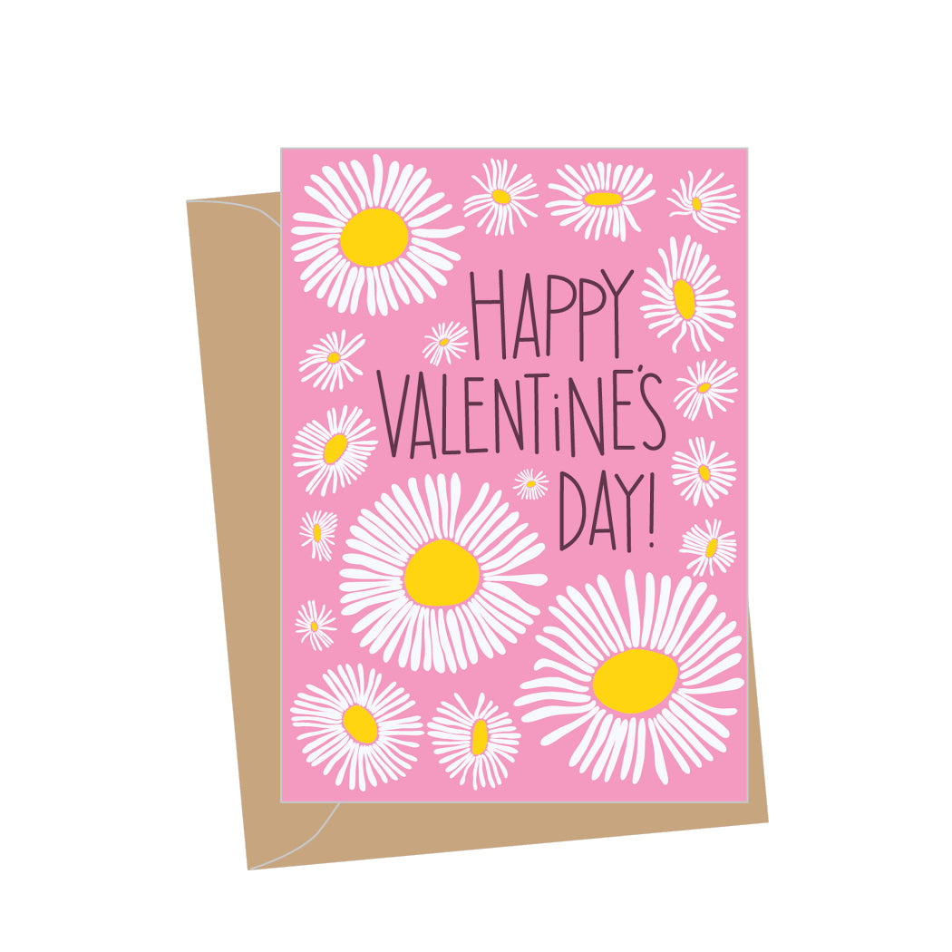 Mini Valentine Daisy, Folded Enclosure Card