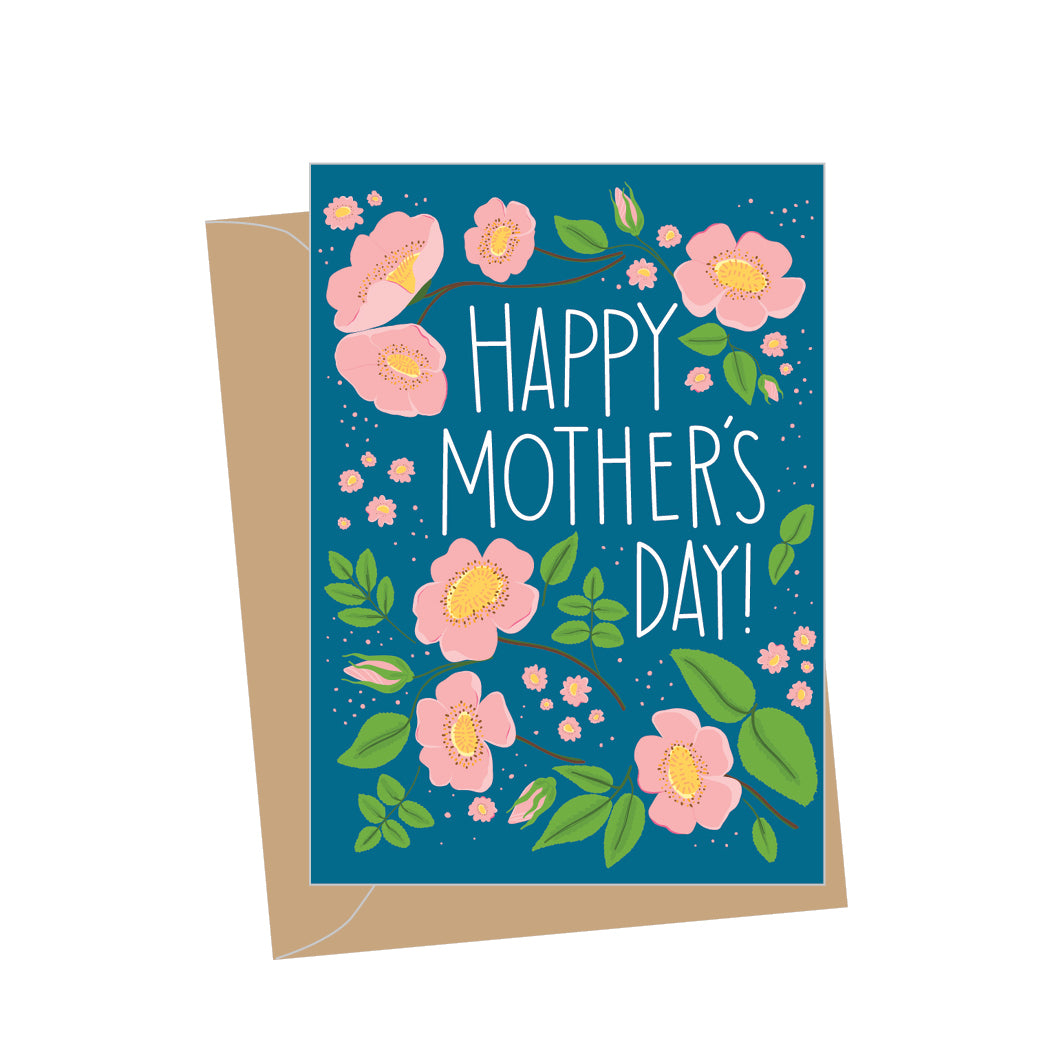 Mini Mother's Day Anemone, Folded Enclosure Card