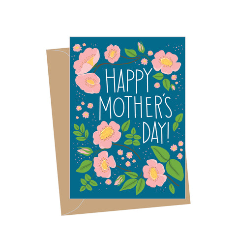 Mini Mother's Day Anemone, Folded Enclosure Card