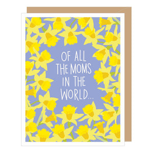 Daffodil Mother's Day Card