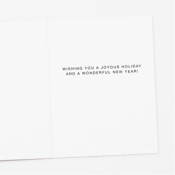 Christmas Brownstones Holiday Card