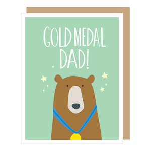 Gold Medal Dad Father's Day Card