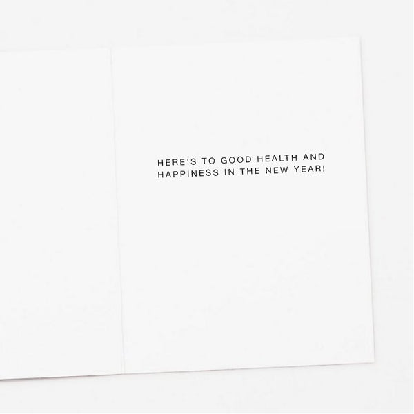 Champagne Bottles New Year Card