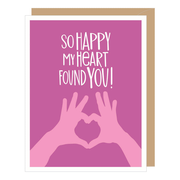 Heart Hands Valentine Card