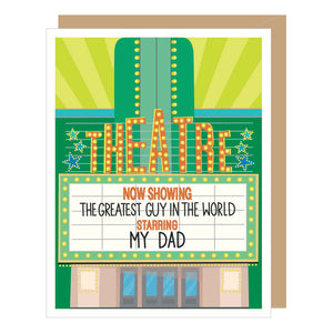 Theatre Dad Father's Day Card