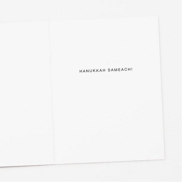Eight Menorahs Hanukkah Card