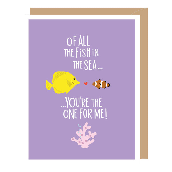 Fish in the Sea Valentine Card
