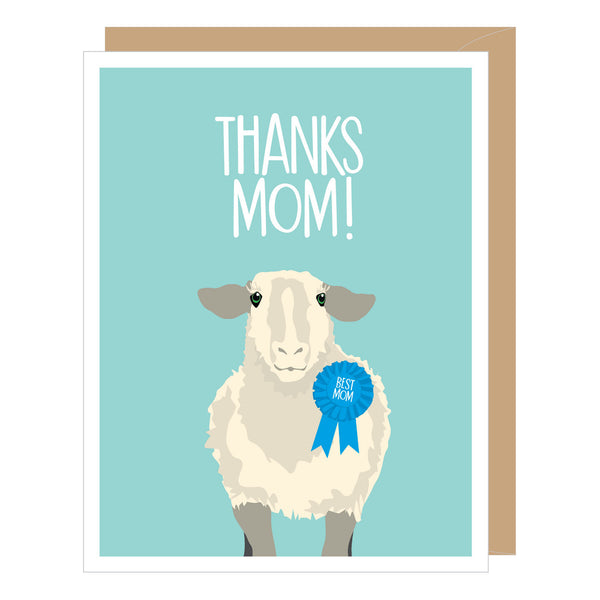 Sheep Mom Mother's Day Card