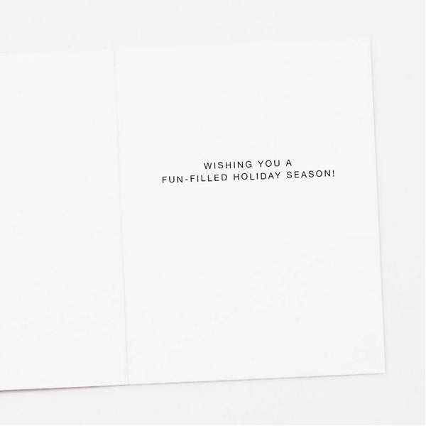 Ski Slope Holiday Card