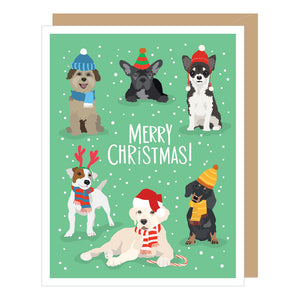 Christmas Dogs Holiday Card