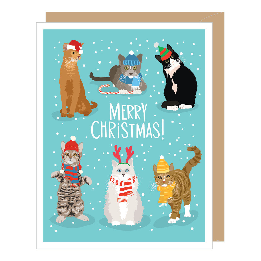 Christmas Cats Holiday Card