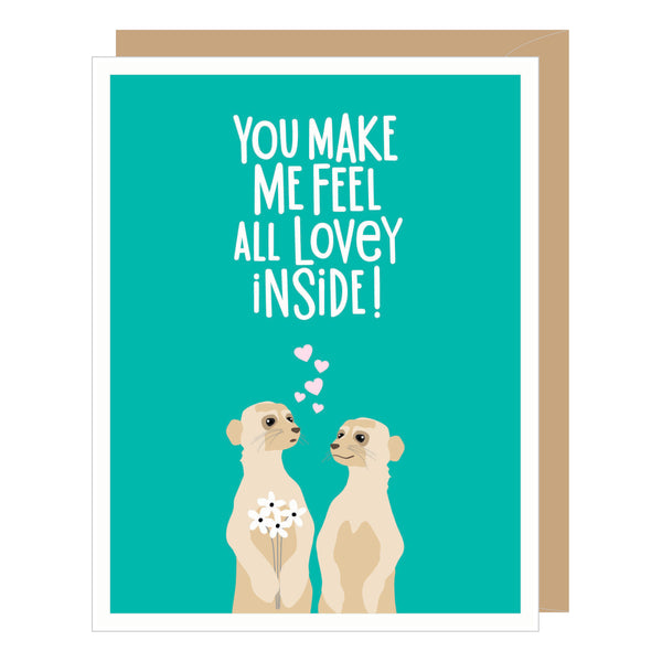 Meerkat Valentine Card