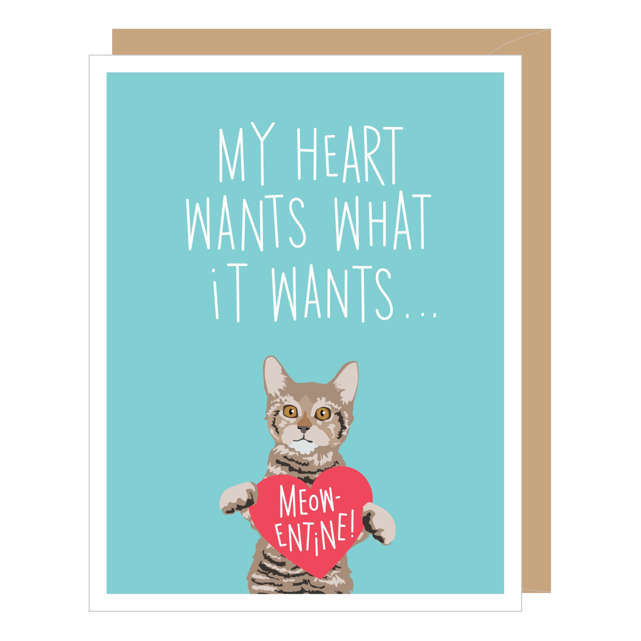 Meowentine Cat Valentine Card