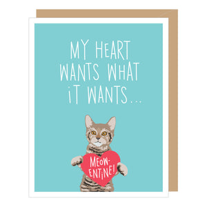 Meowentine Cat Valentine Card