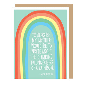 Maya Angelou Quote Mother's Day Card