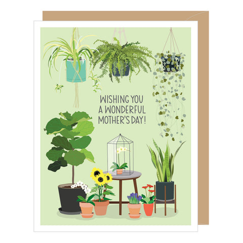 Houseplants Mother's Day Card