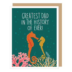 Seahorse Father's Day Card