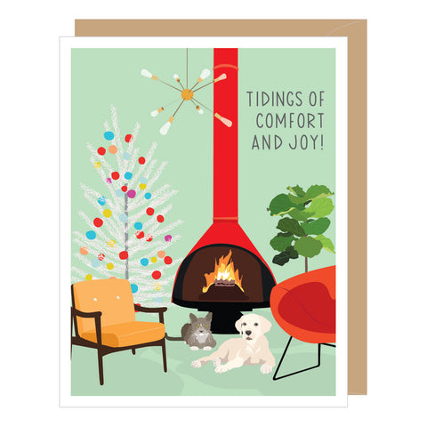 Mid Century Modern Holiday Card