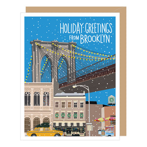 Brooklyn Bridge Dumbo Holiday Card