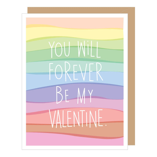 Colorblock Valentine Card