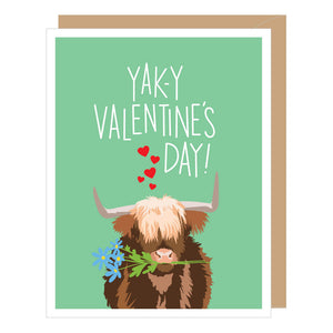 Yak-y Valentine Card