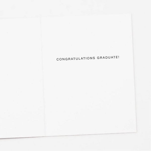 Stack of Books Graduation Card