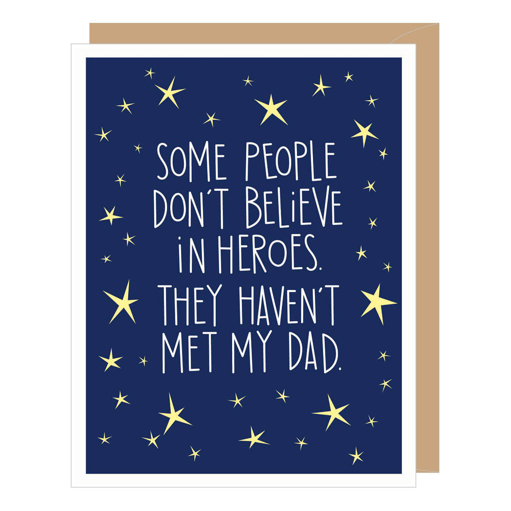 My Hero Dad Father's Day Card