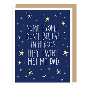 My Hero Dad Father's Day Card
