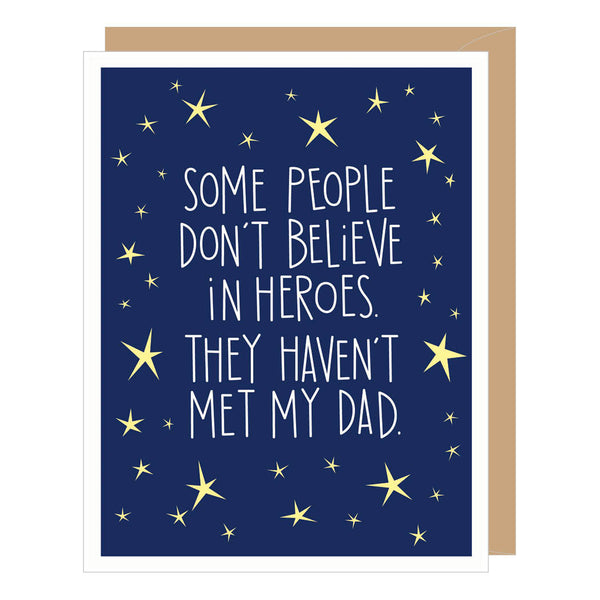 My Hero Dad Father's Day Card