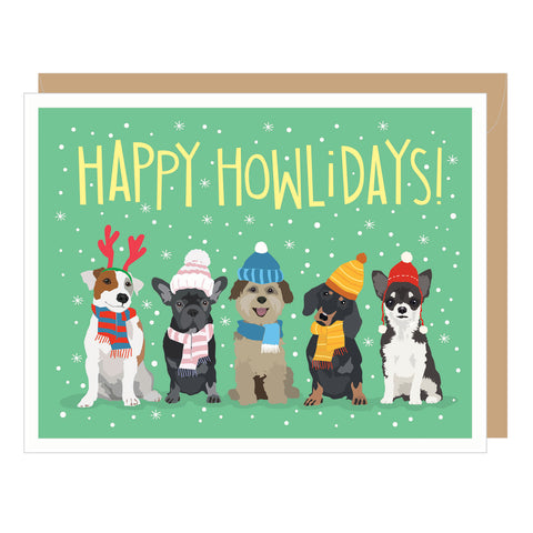 Happy Howlidays Holiday Card