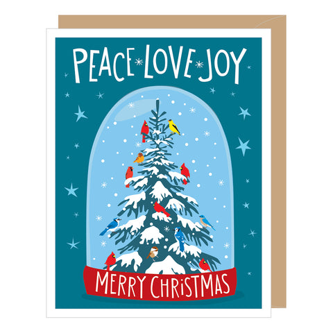 Christmas Snowglobe Holiday Card