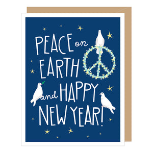 Peace on Earth Happy New Year Card