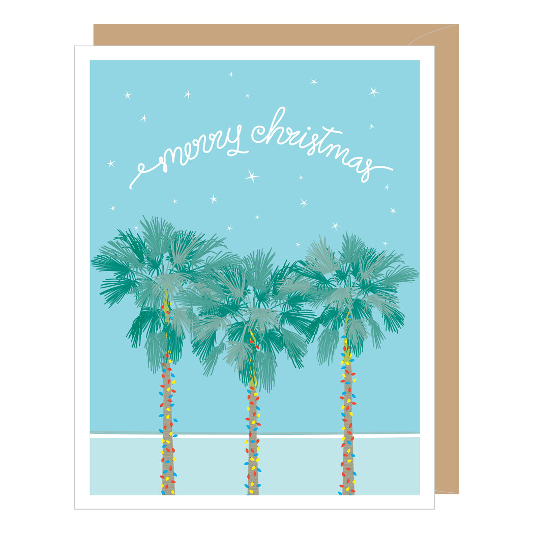 Christmas Palms Holiday Card