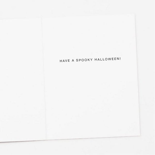 Spider and Ghost Halloween Card