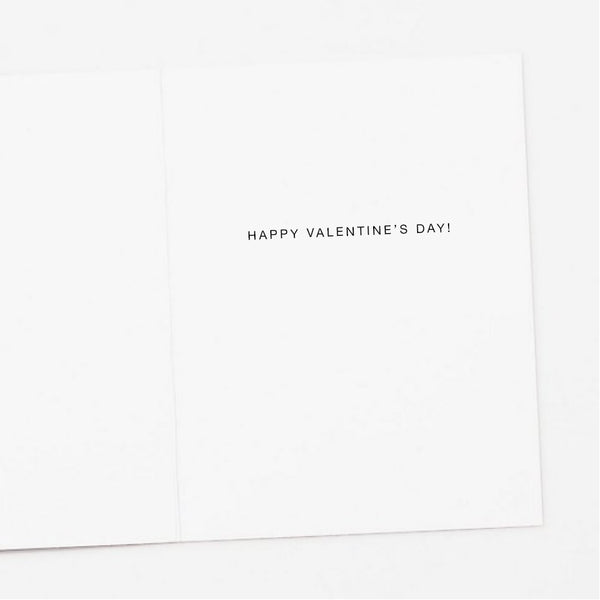 French Bulldog with Flowers Valentine Card