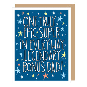 Legendary Bonus Dad Father's Day Card
