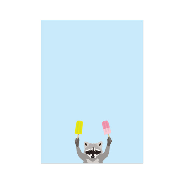 Raccoon with Paletas Notepad - NP116