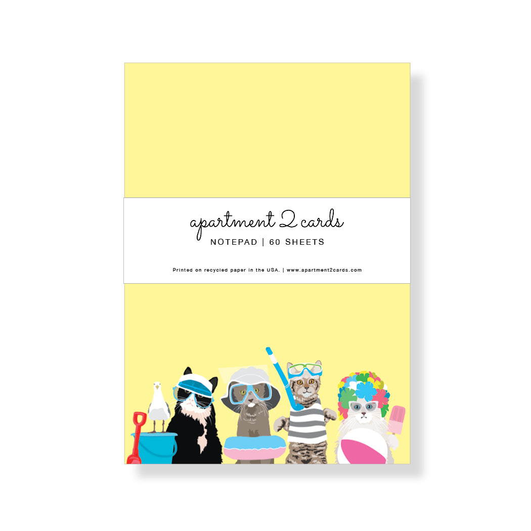 Summer Cats Notepad - NP129