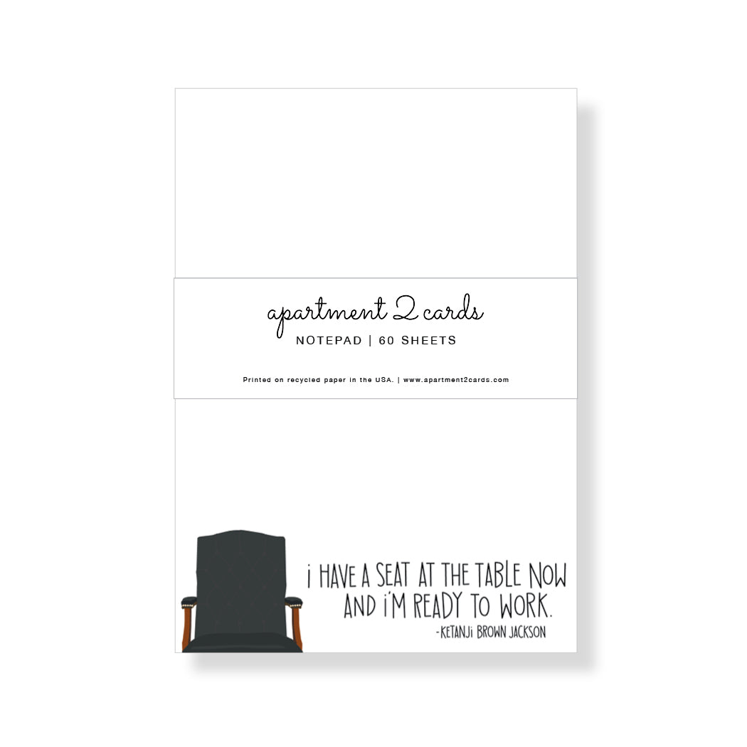 Ketanji Brown Jackson Quote Notepad