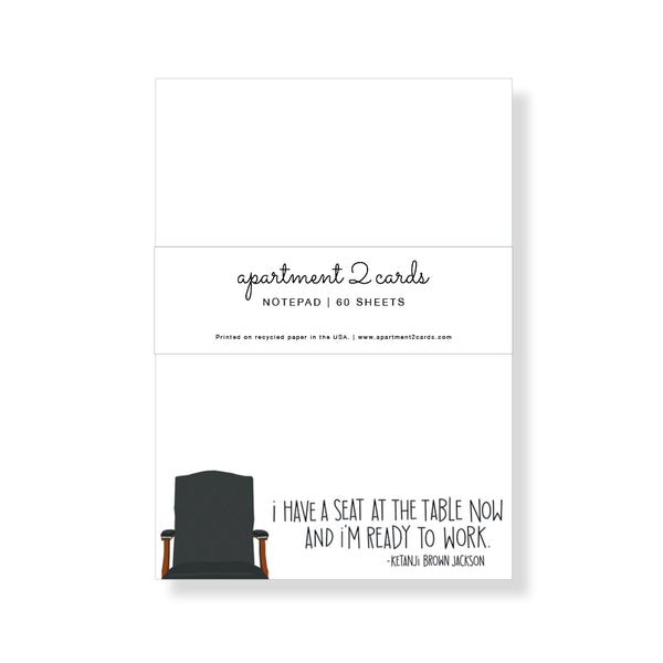 Ketanji Brown Jackson Quote Notepad