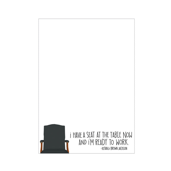 Ketanji Brown Jackson Quote Notepad