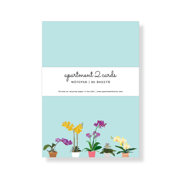 Potted Orchids Notepad - NP140