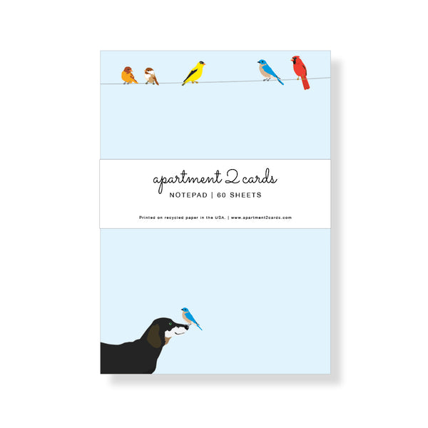 Dachshund Birds on a Wire Notepad - NP143