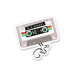 Rainbow Cassette Tape, Vinyl Sticker - ST169