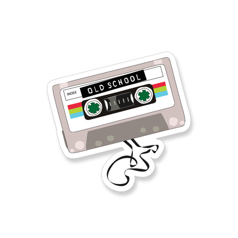 Rainbow Cassette Tape, Vinyl Sticker