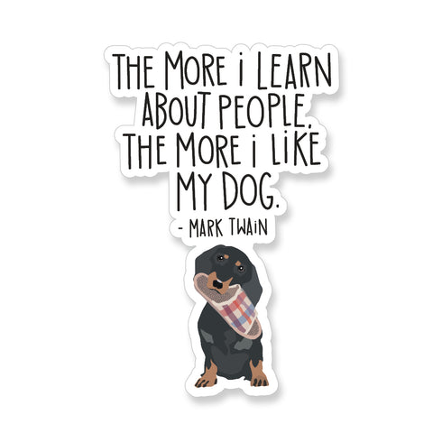 Mark Twain Quote Vinyl Sticker