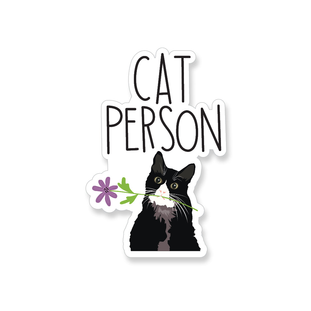Cat Person, Vinyl Sticker