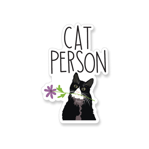 Cat Person, Vinyl Sticker - ST204