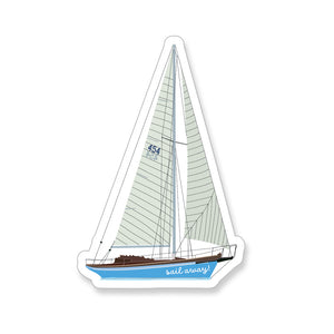 Sailboat, Vinyl Sticker - ST229